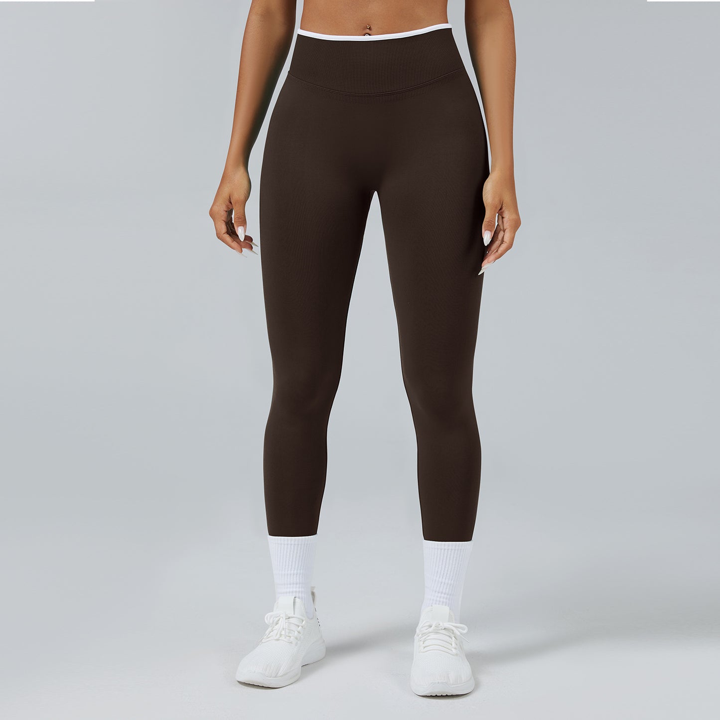Fitness-Leggings mit hoher Taille – Stretch & Schnell trocknend