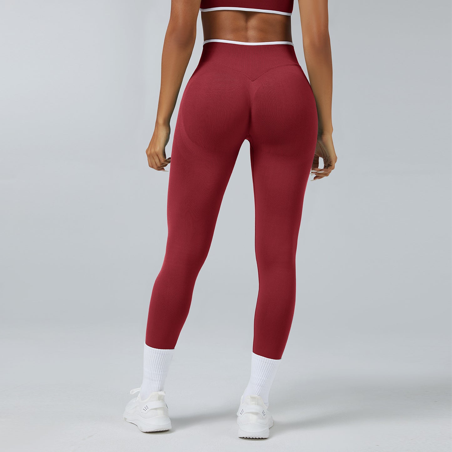Fitness-Leggings mit hoher Taille – Stretch & Schnell trocknend